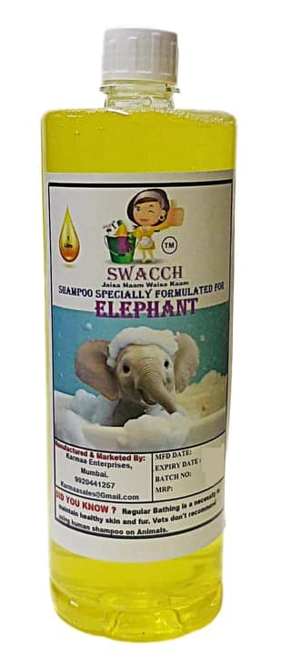 Swacch Shampoo Specially Formulated for Elephant (1 Litre) Lemon