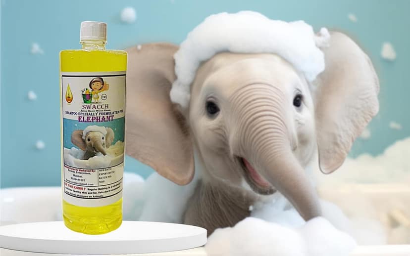 Swacch Shampoo Specially Formulated for Elephant (1 Litre) Lemon view 2