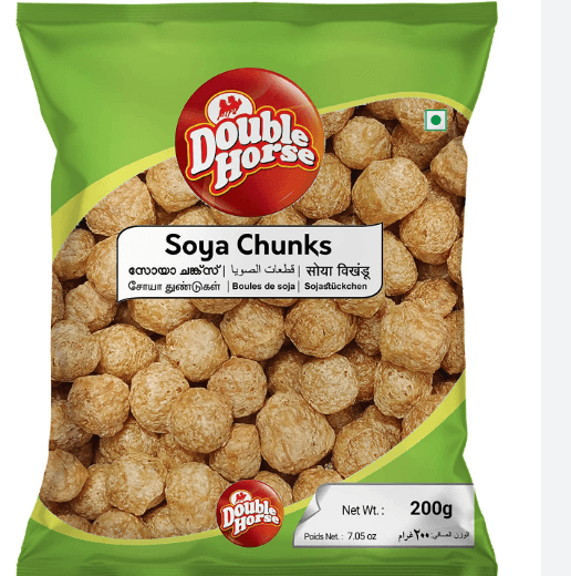 Double Horse Soya Chunks 200 Gm