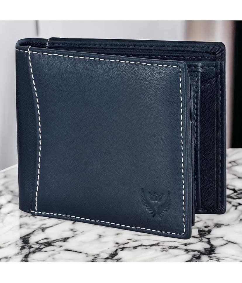 Lorenz Brown 100% Leather Men's RFID Wallet ( Pack of 1 )