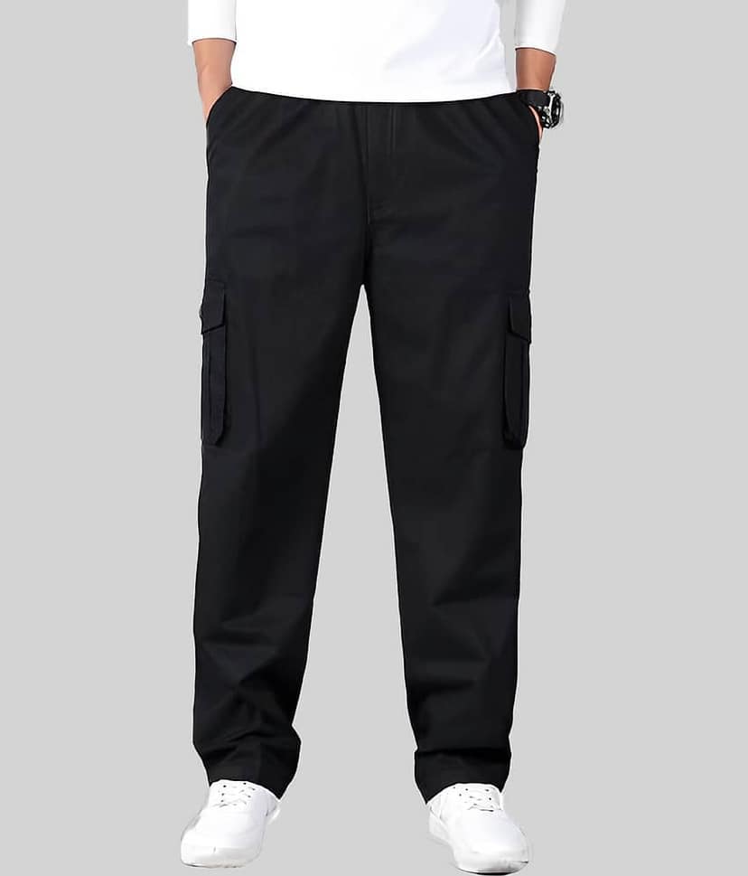 Reoutlook Regular Flat Men's Cargos - Grey ( Pack of 1 )