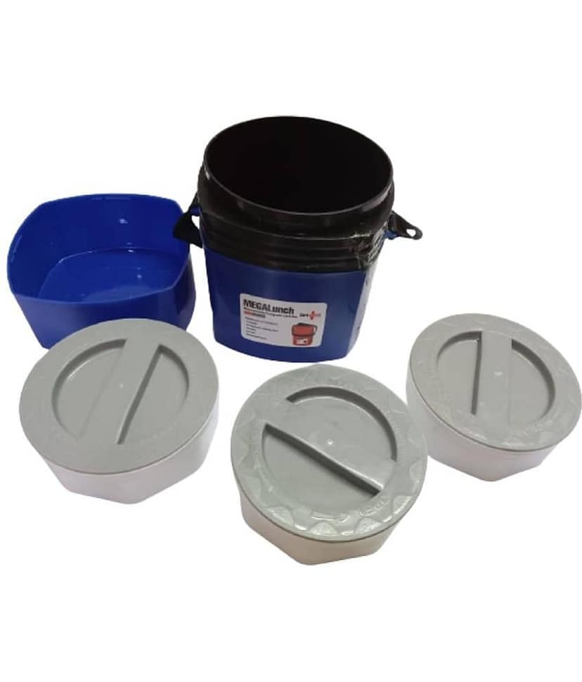 YESKART - Plastic Lunch Box 3 Container ( Pack of 1 ) view 2
