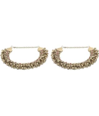 YOUBELLA Gold Anklets ( Pack of 1 )