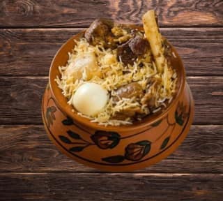 Kolkata Style Handi Mutton Biryani [1 Pieces, 1000Ml]