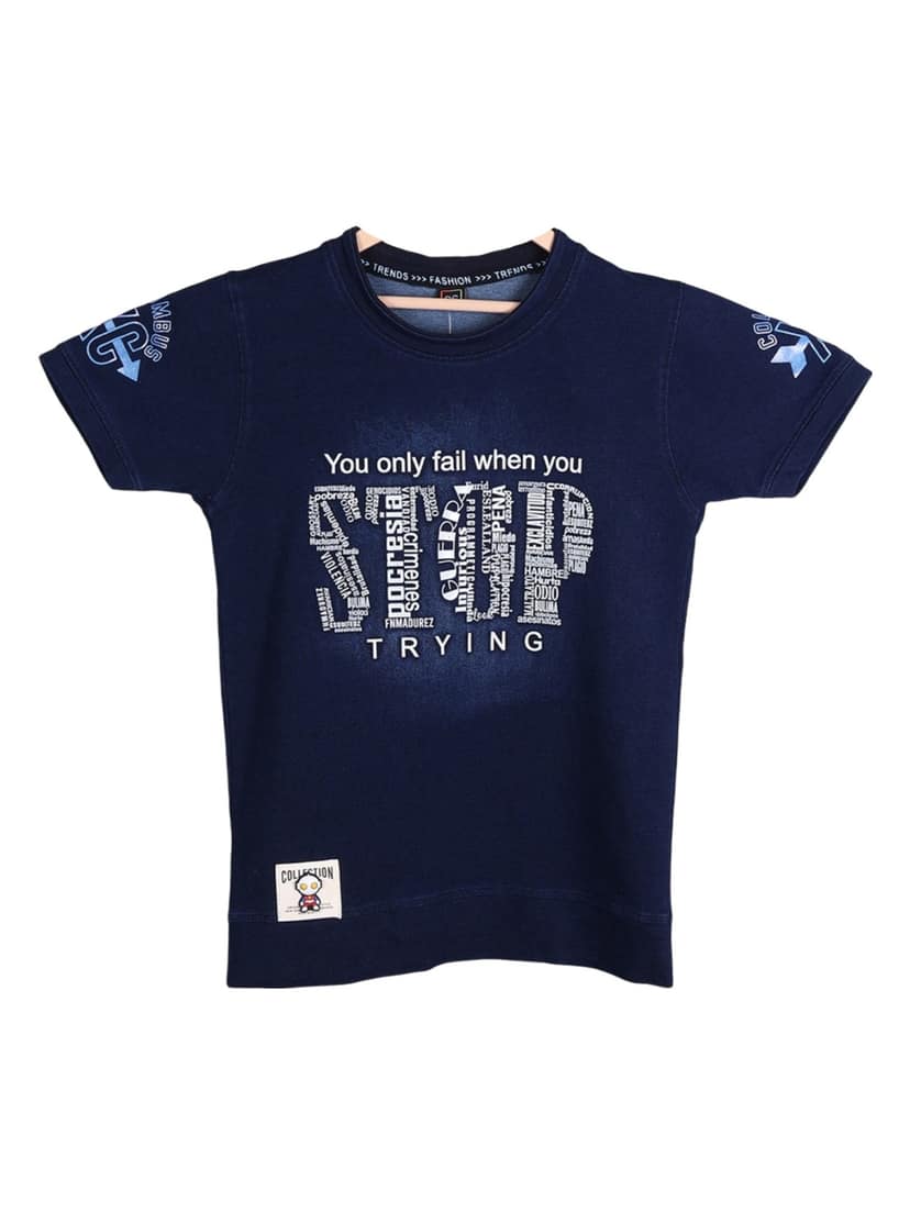 Albion Kids Apparel Adams Apple Denem T-Shirt