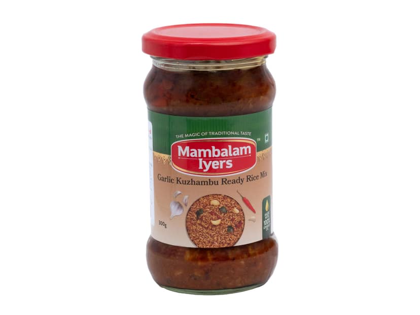Garlic Kuzhambu Rice Mix 300gm bottle