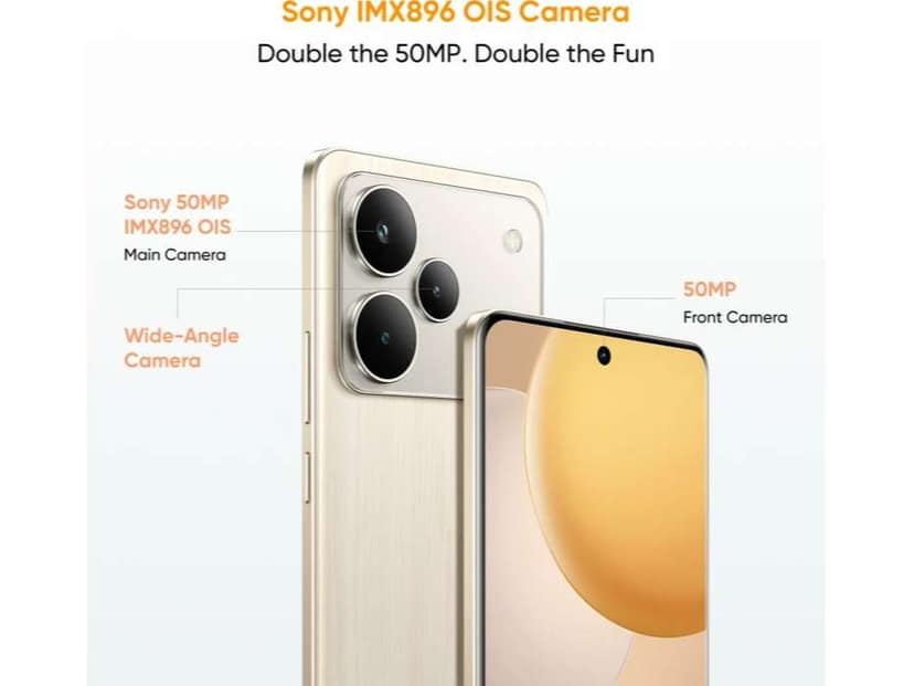 Realme P4 PRO 5G Smartphone, 12GB RAM, 256GB Storage - Birch Wood view 2