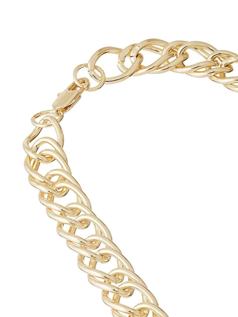 Anti-Tarnish Gold Plated Chunky Link Chain Necklace view 7