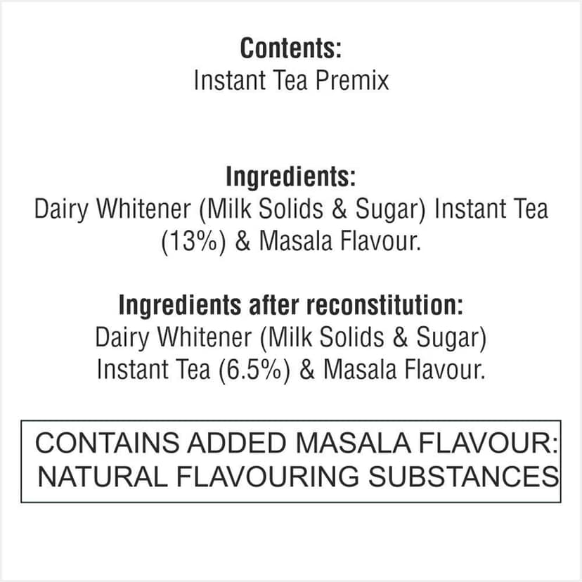 Wagh Bakri Masala Instant Tea Premix - No Added Sugar - 10 Sachets, 80 G view 3