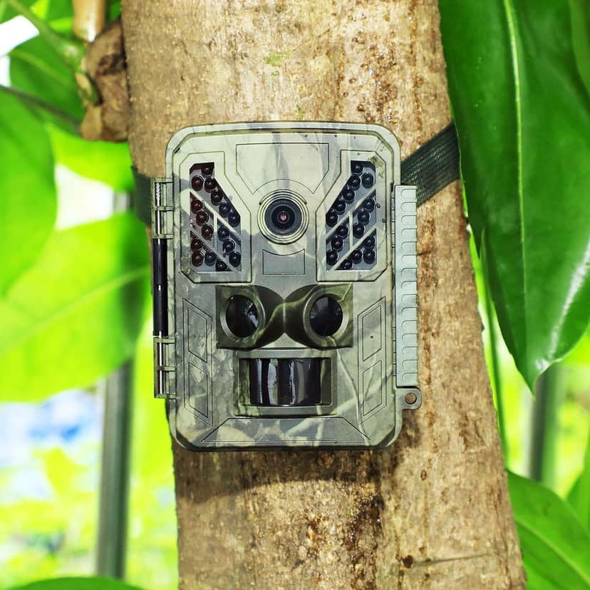 AUSHA 4K Trail Camera 32MP Photo | 0.2s Fast Trigger, Night Vision, Waterproof, 3 PIR Sensors, Wildlife Camera view 9