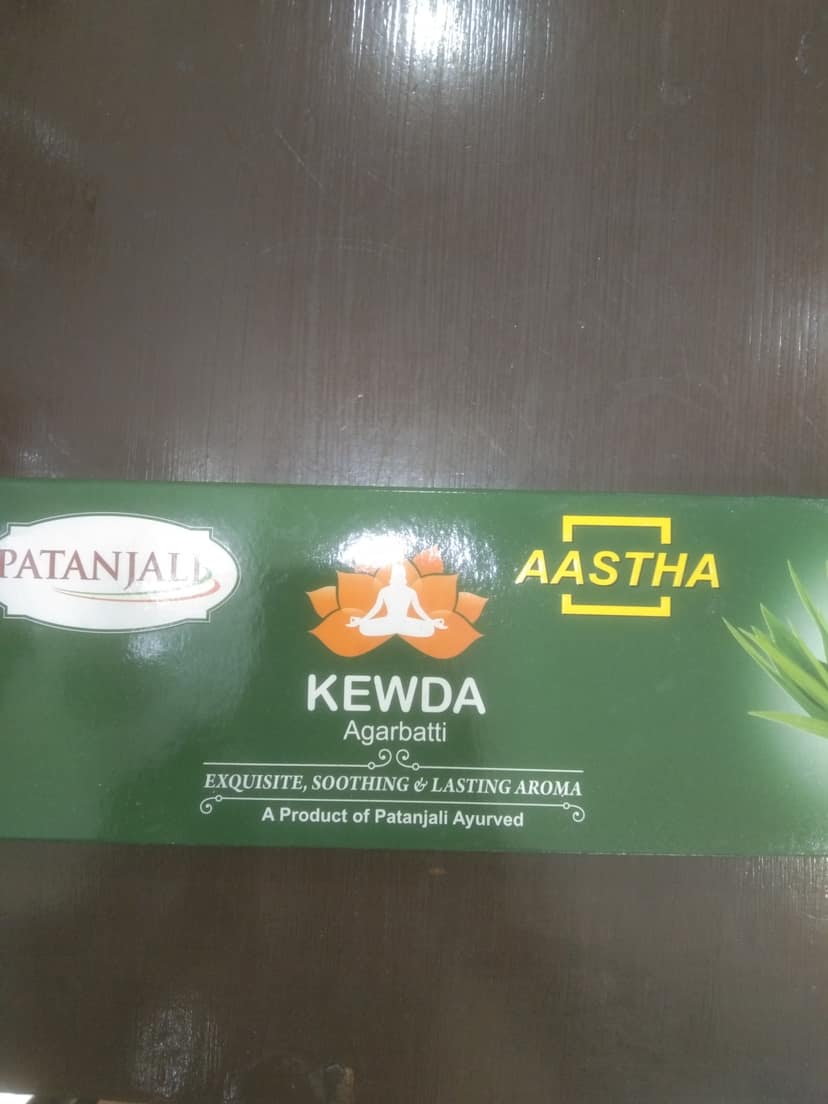 Patanjali Kewda Agarbatti Aastha Exquisite, soothing & lasting aroma