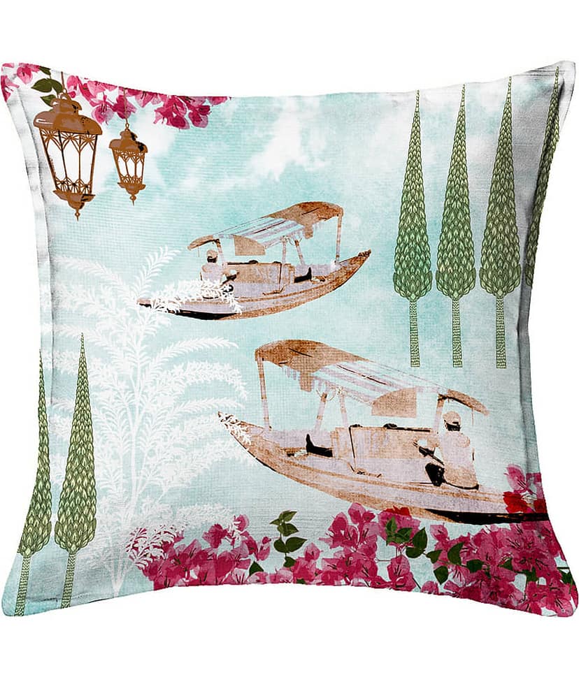Houzzcode Single Green Pillow Cover view 2