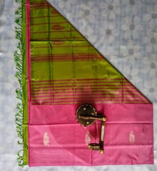 Banana Fibre silk saree with Blouse