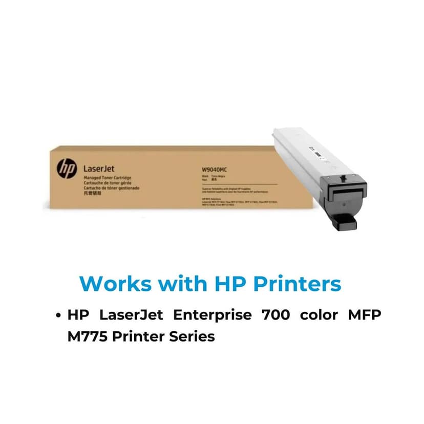HP W9040MC Black Original LaserJet Toner Cartridge view 4