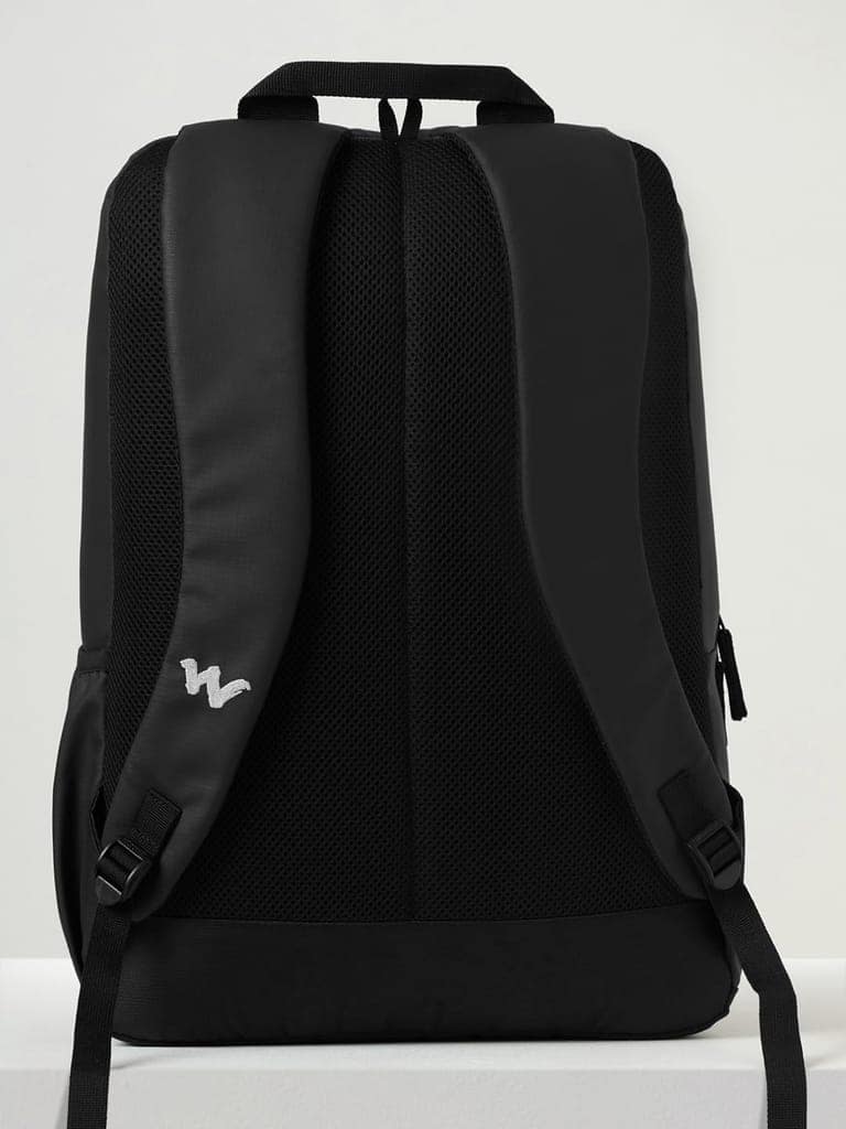 Dark Edition 45 L Premium Laptop Backpack for Men & Women | Fits 15.6 inch Laptop | Padded Shoulder Straps, Multi Compartments, Anti-Theft Zippers | Business Travel Bag | Dark Black view 2