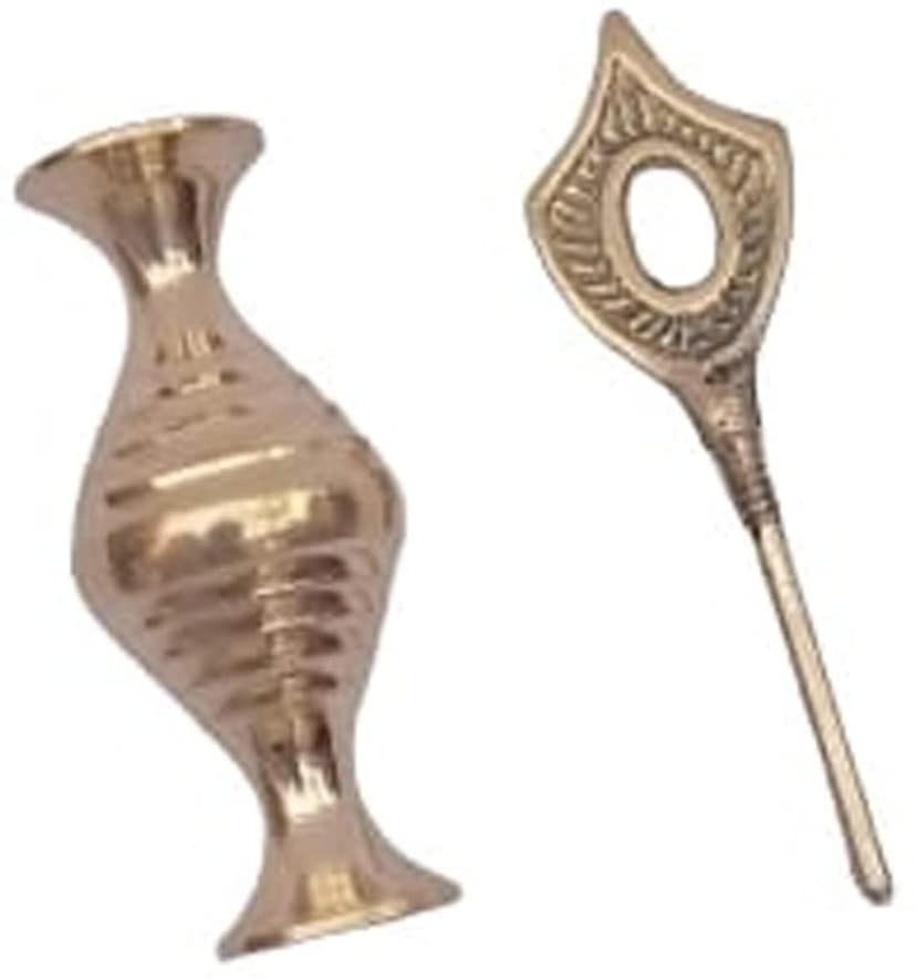 Mii Art brass surmedani with suma use in eye's muckap(size 10 cm) pack of 1 pcs view 3