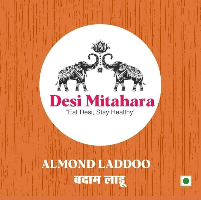Desi Mitahara's Almond Ladoo - Made with Almond, Jaggery & Cow Ghee - Traditional Indian Sweet - Healthy, Nutritious Snack - 360g Pack - No Artificial Colours - Suitable for All Ages view 4
