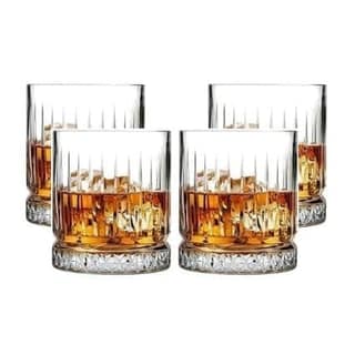 Whiskey Brandy Glasses | 310 ML | Premium Stylish Wine Glass | Old Fashion Rocks Tumblers | Cocktail Scotch and Rum |