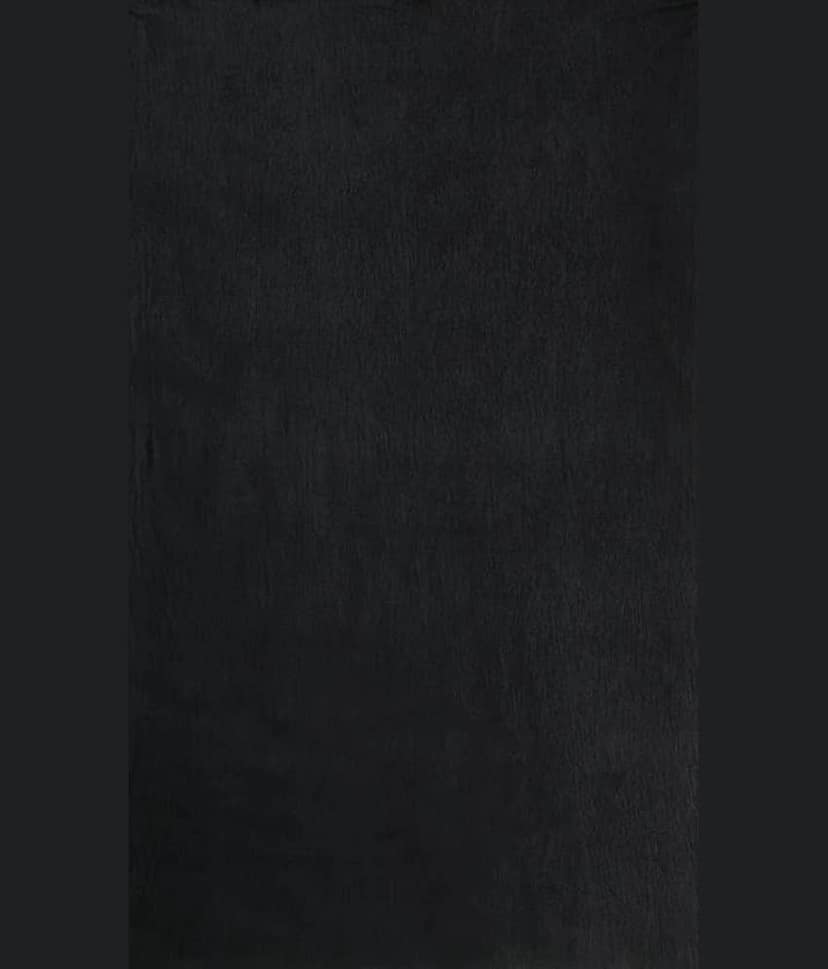 N2C Home Solid Semi-Transparent Eyelet Curtain 5 ft ( Pack of 2 ) - Black view 2