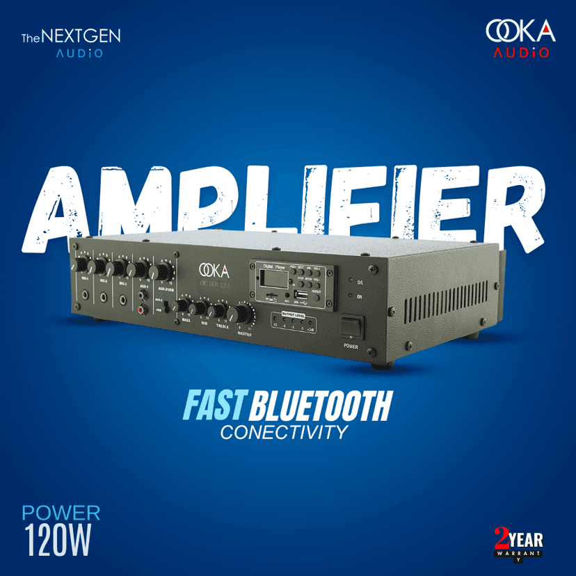 Ooka AUDiO BIG BOY 120 Amplifier view 3