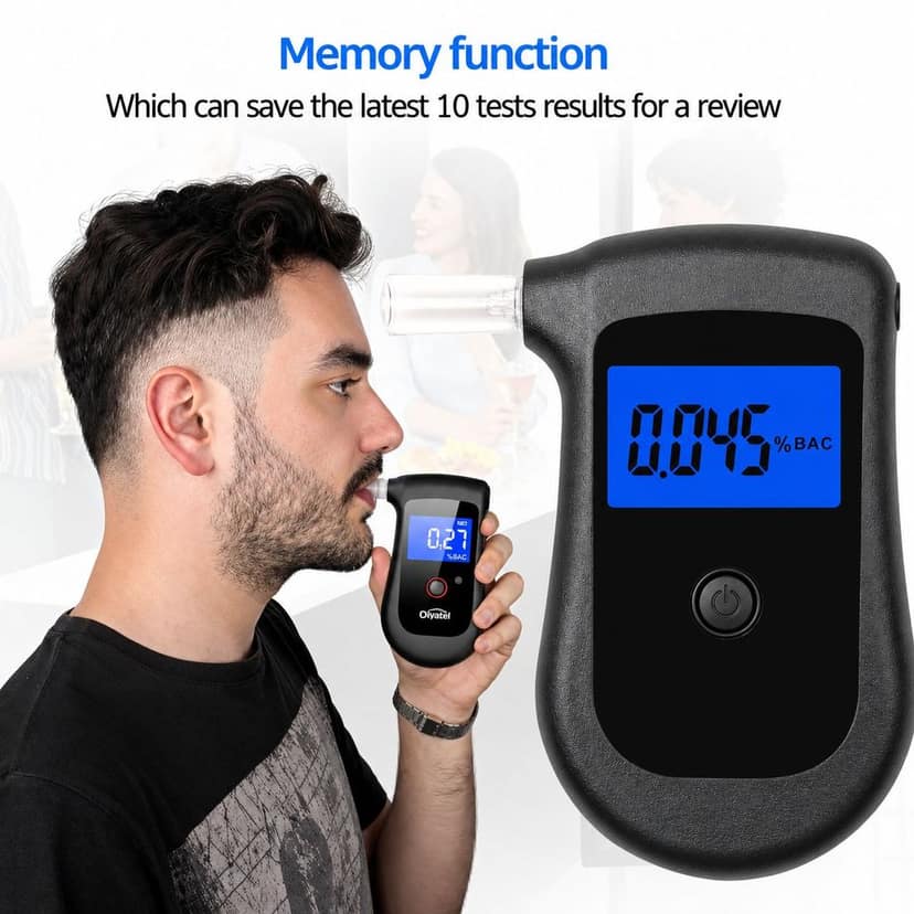 AT810 alcohol Meter view 3