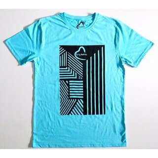 S3 Mens Blue Solid 100% Cotton Round Neck T-Shirt