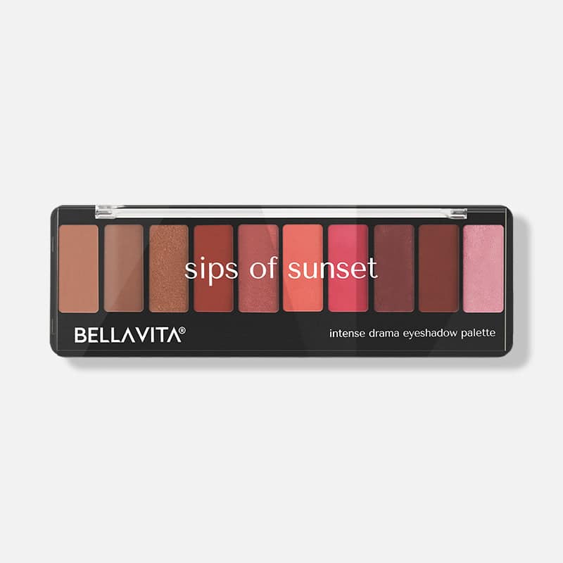Intense Drama - 10-in-1 Eyeshadow Palette - 10g Intense Drama - 10-in-1 Eyeshadow Palette - 10g - Sips of Sunset