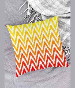 Houzzcode - Water Repellent Yellow Polyester Pillow Covers 40x40x3 ( Pack of 1 )