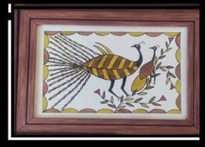 HAND PAINTING WITH FRAME view 2