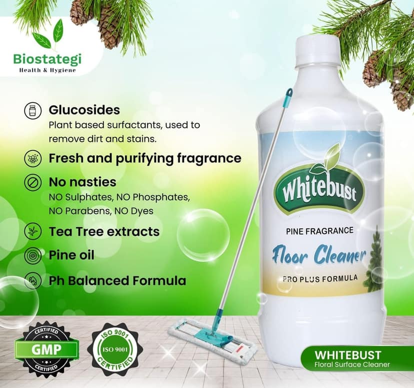 Whitebust Floor Cleaner Phenyl 1ltr (Pack of 4) view 3