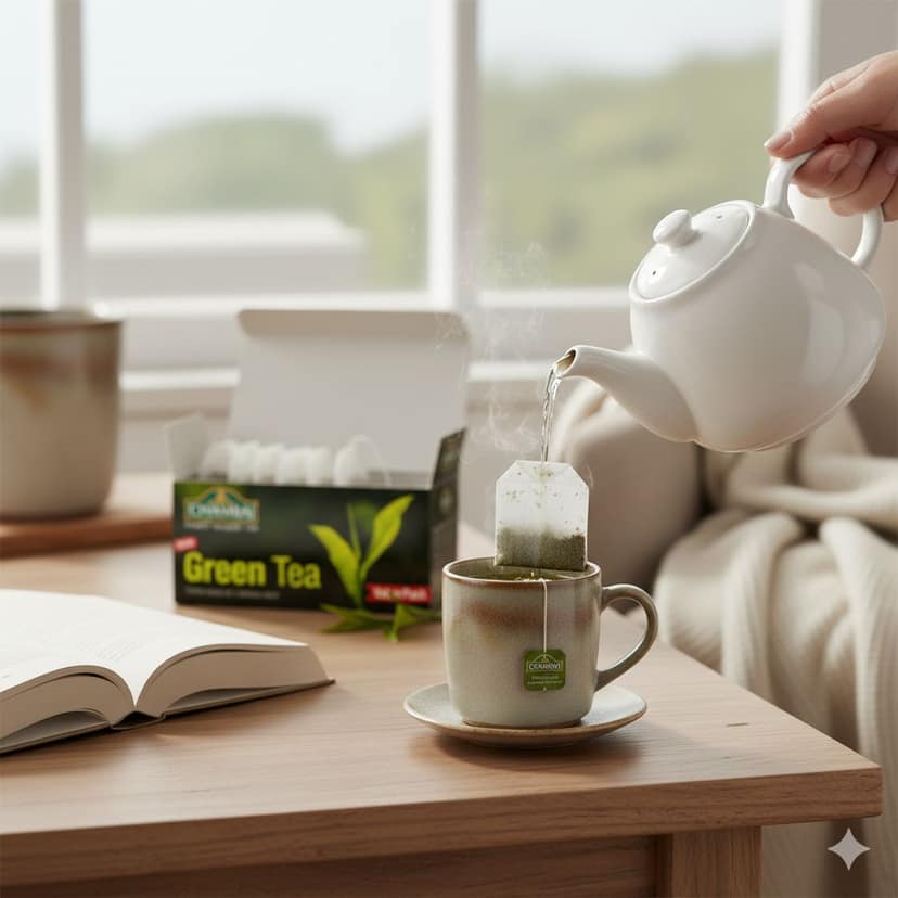 CHAMRAJ Green Tea (25 Dip Bags) view 4