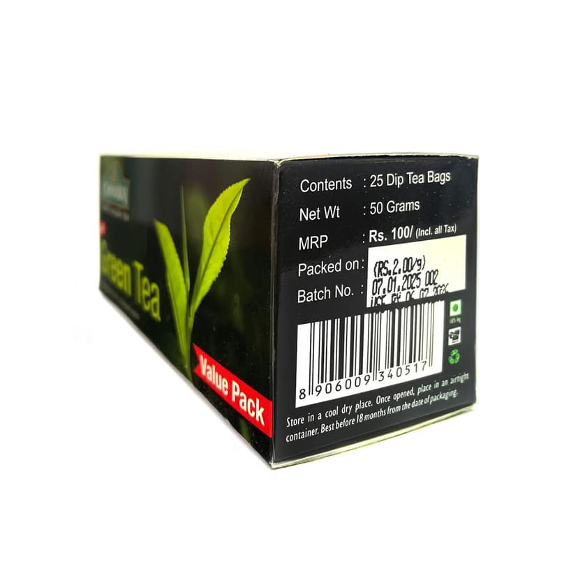 CHAMRAJ Green Tea (25 Dip Bags) view 6
