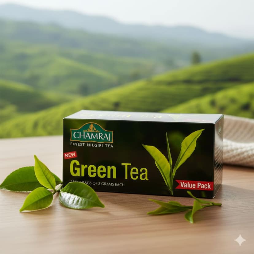 CHAMRAJ Green Tea (25 Dip Bags) view 9