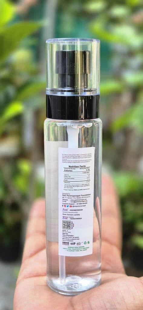 Paramparagat | Natural & Pure | Premium | Rosa damascena | Gulab Jal | Pure Rose Water | Floral Water | गुलाब जल | Gulab jal | Rosa damascena (Distillate) 150ml view 4