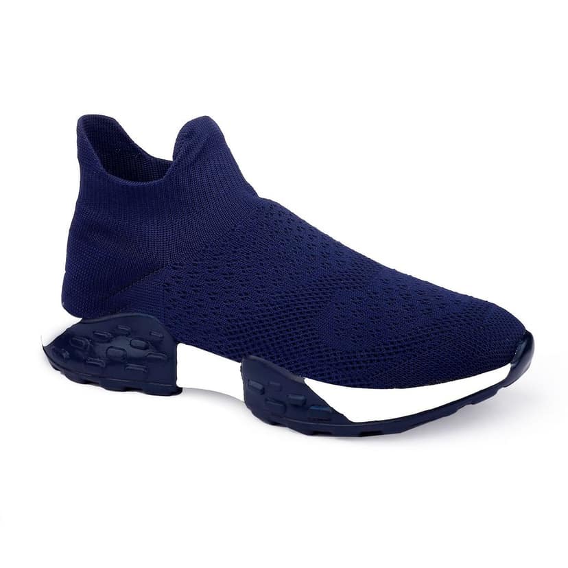 Men's Latest Fashionable Knitted Fabric Material Casual Socks Shoes view 3