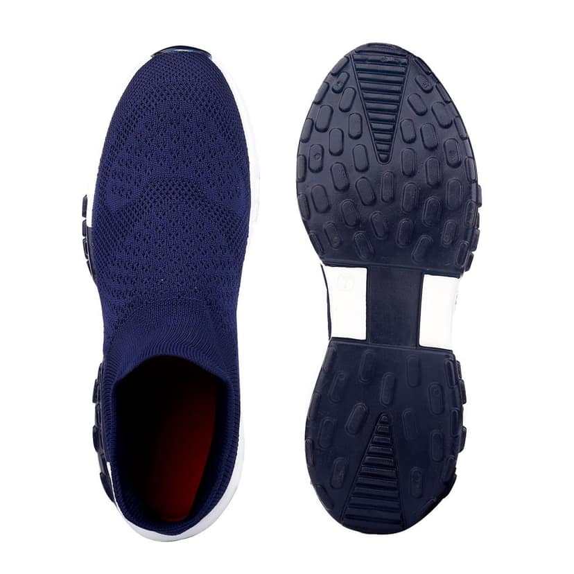 Men's Latest Fashionable Knitted Fabric Material Casual Socks Shoes view 6