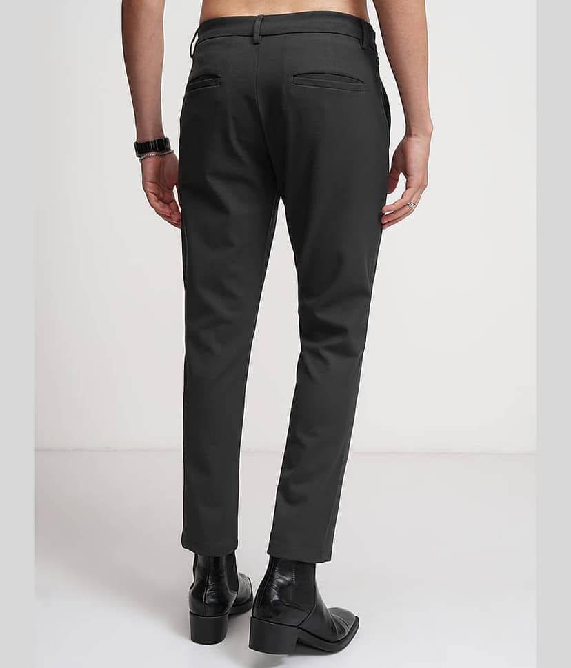 Highlander Slim Men's Trouser - Charcoal ( Pack of 1 ) view 3