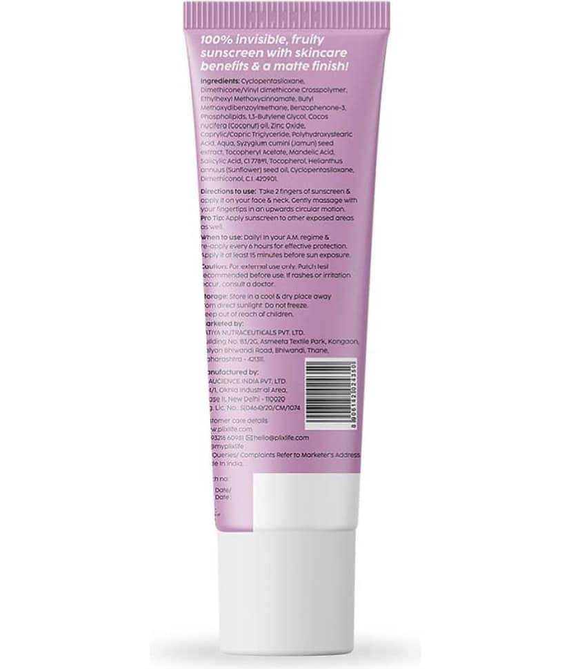 Plix SPF 50 Sunscreen Gel For Oily Skin ( Pack of 1 ) view 2