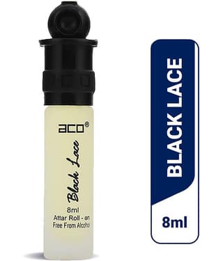 aco perfumes BLACK LACE Concentrated Attar Roll On 8ml