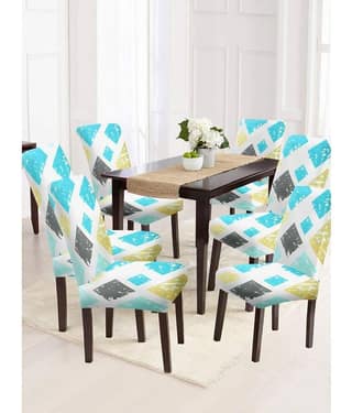 Cortina - 1 Seater Polyester Chair Cover ( Pack of 1 )