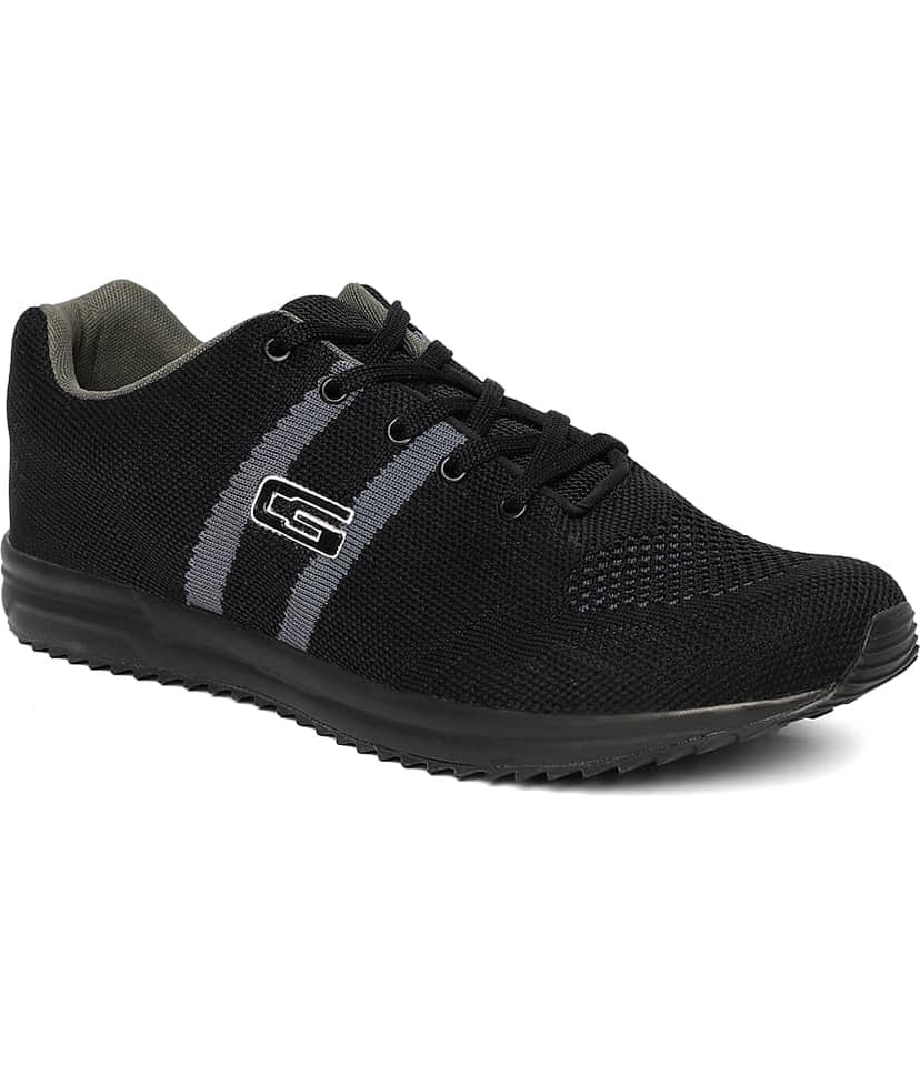 GOLDSTAR Black Men's Outdoor Shoes view 2