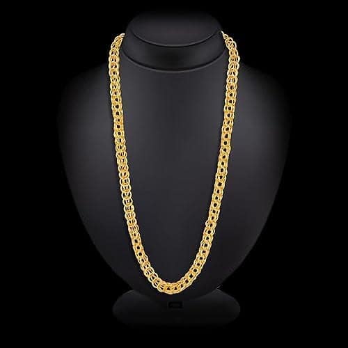 Lovemi Movements Golden Chain For Men Boys Exclusive Gold Plated Golden Thin Neck Chain view 2