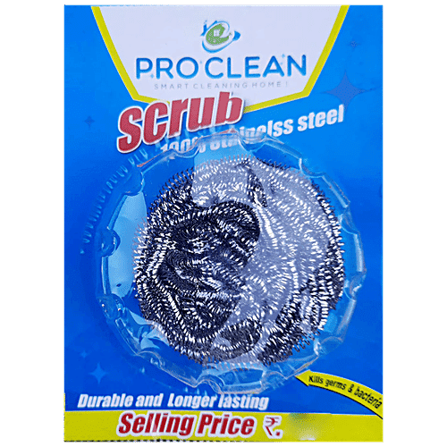 Pro Clean Stainless Steel Scrub - Kills Bacteria & Germs, 1 pc