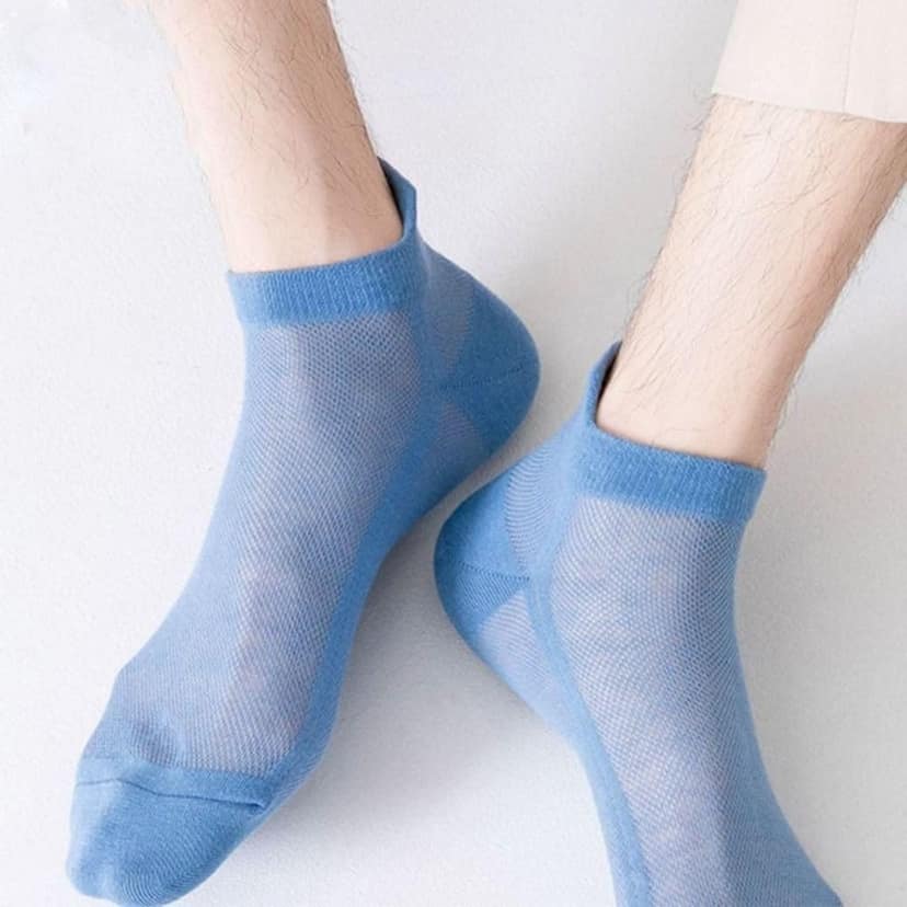 SOCKSCARVING Net Shot Edition Pack of 6 Multicolour Cotton Socks, Low Cut Socks, Suitable for all Occasion, Full Length, Odour Free &, 3X Softer than Regular Socks, For Men-Boys view 3