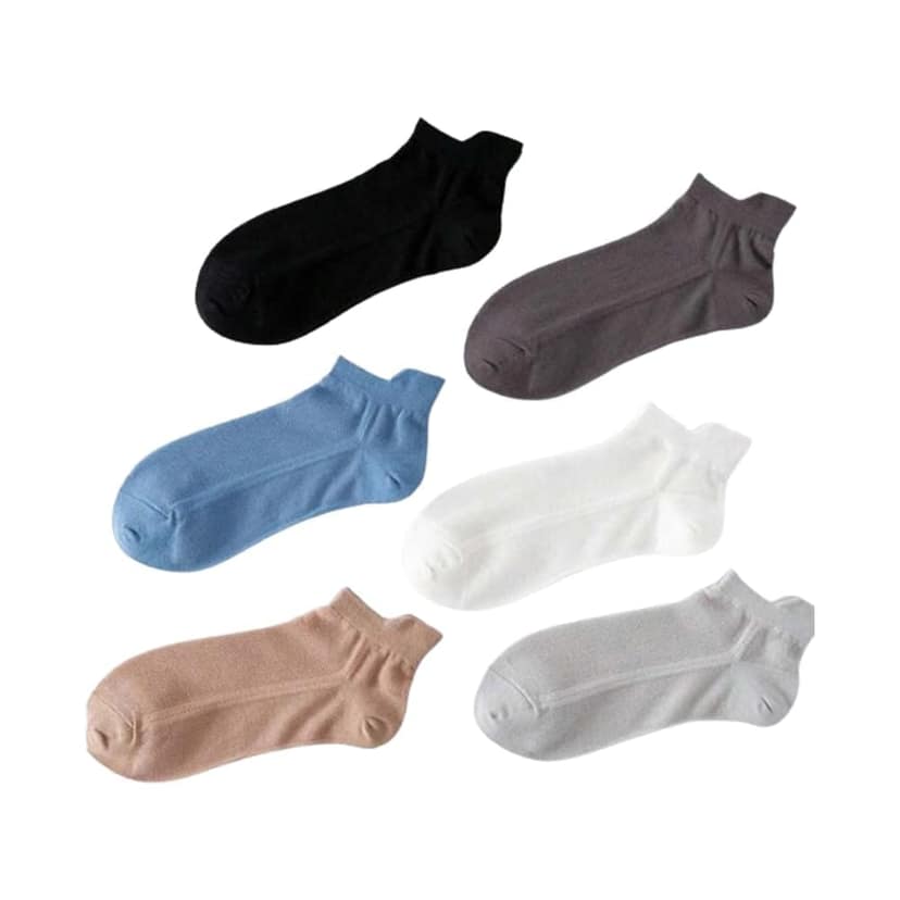 SOCKSCARVING Net Shot Edition Pack of 6 Multicolour Cotton Socks, Low Cut Socks, Suitable for all Occasion, Full Length, Odour Free &, 3X Softer than Regular Socks, For Men-Boys view 6