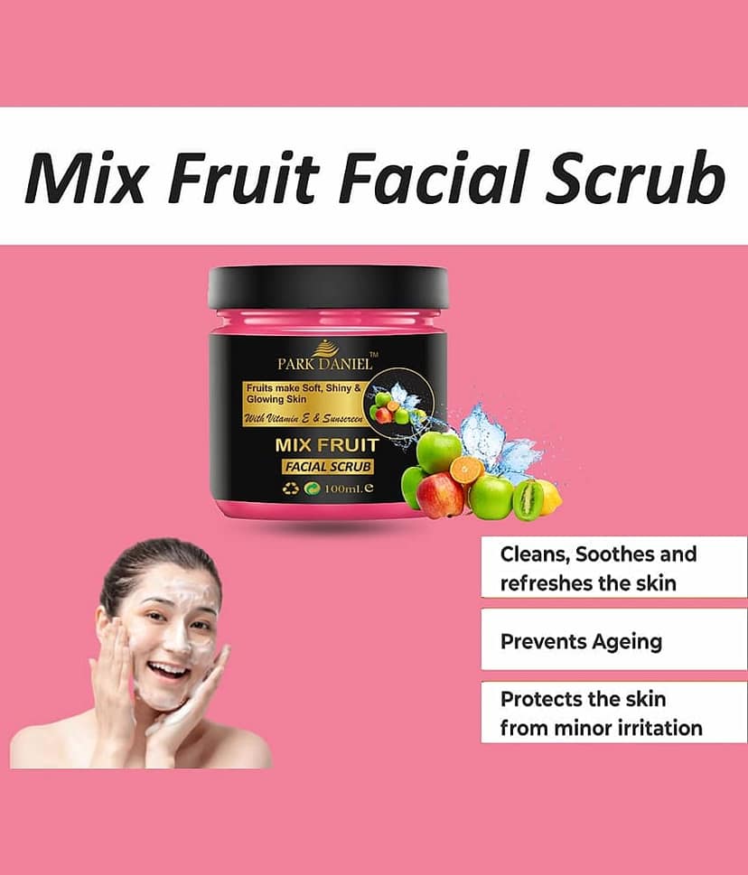 Park Daniel - Blackhead Removal Facial Scrub For Men & Women ( Pack of 2 ) view 2
