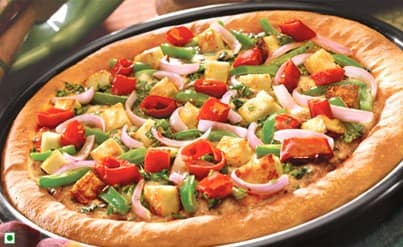 Paneer Capsicum Pizza