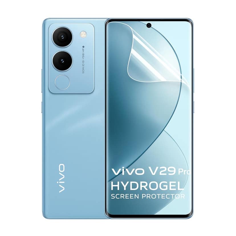 SKINOVITA Vivo Front Glossy Screen Protector | Crystal Clear HD Protection with Smooth Touch & Full Screen Coverage