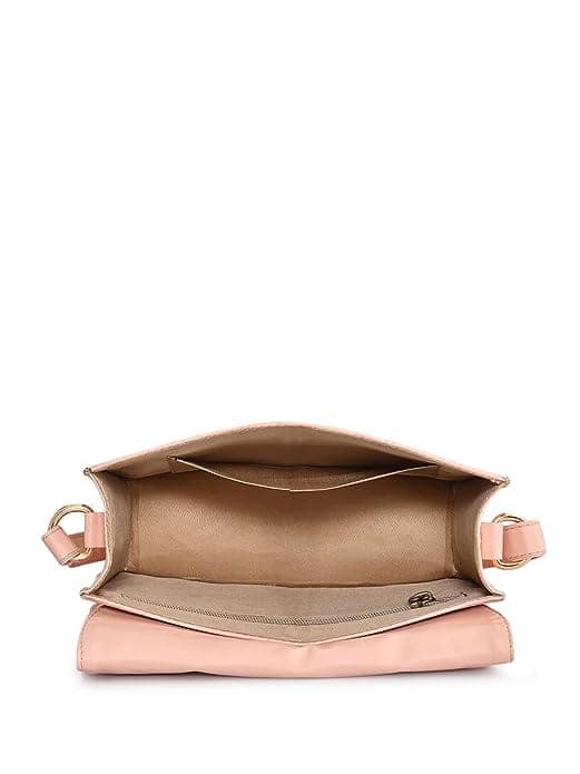 Lychee bags women Pu Pink Sling Bag view 2