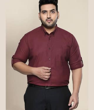ADWYN PETER 100% Cotton Regular Fit Solids Full Sleeves Men's Casual Shirt - Black ( Pack of 1 )